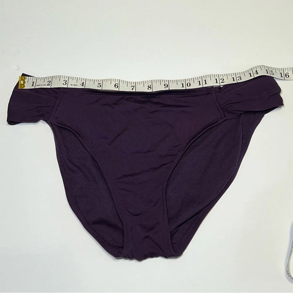 🌻 Purple / Eggplant Floral Tropical Bikini Set sz XL swim beach vacation travel - Picture 3 of 8